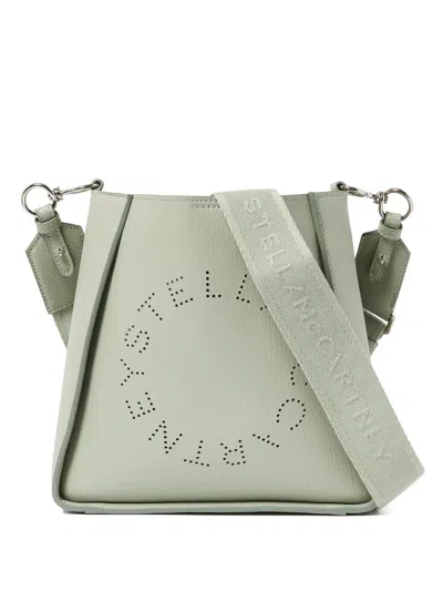 Stella Mccartney Logo-detail Cross Body Bag In Green