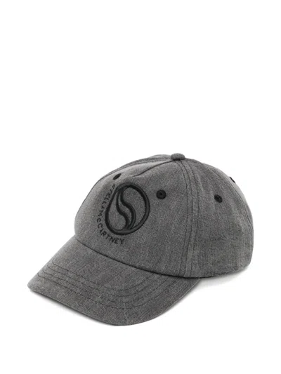 Stella Mccartney Kids' Logo-embroidered Baseball Cap In Gray