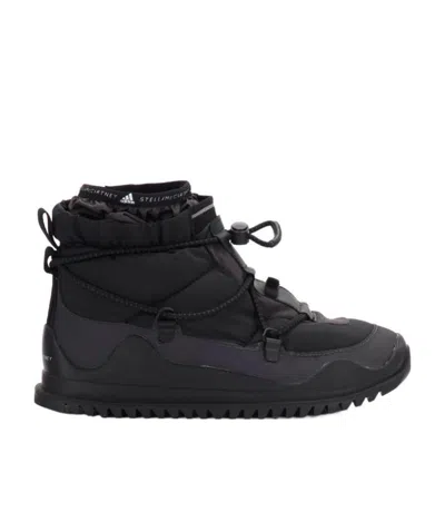 Stella Mccartney Logo-lacing Casual Sneakers In Black