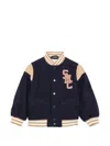 Stella Mccartney Logo-patch Varsity Jacket In Multi