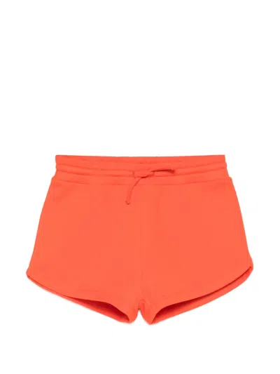 Stella Mccartney Kids' Logo-printed Shorts In Orange