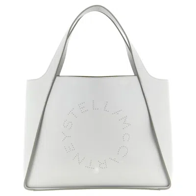 Pre-owned Stella Mccartney Logo-studded Tote Bag � White