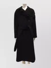 Stella Mccartney Long Coat With Waist Belt And Pockets