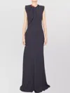 Stella Mccartney Chain Long Dress In Black