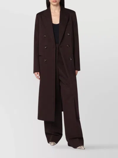 STELLA MCCARTNEY LONG LENGTH DOUBLE-BREASTED WOOL COAT