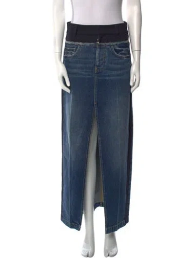 Pre-owned Stella Mccartney Long Skirt In Blue