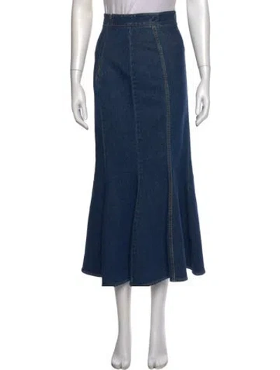 Pre-owned Stella Mccartney Long Skirt In Blue