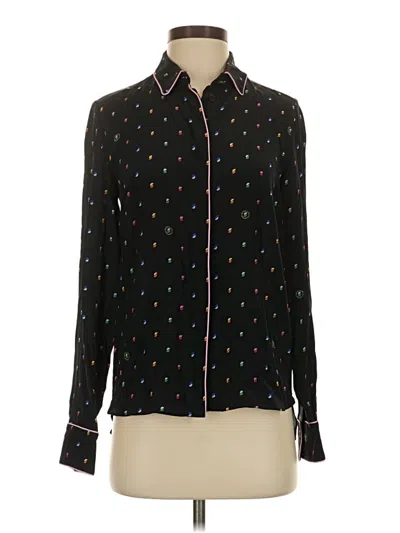 Pre-owned Stella Mccartney Long Sleeve Blouse In Black