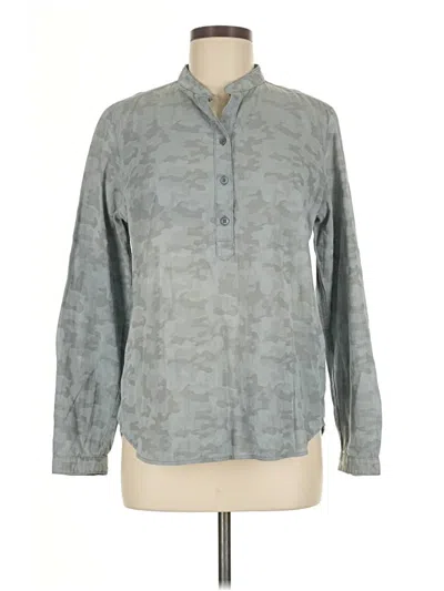 Pre-owned Stella Mccartney Long Sleeve Blouse In Gray