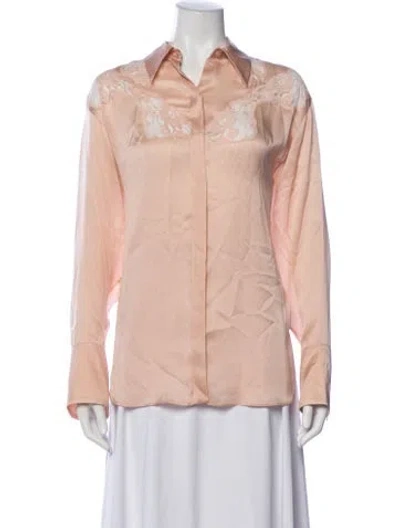 Pre-owned Stella Mccartney Long Sleeve Blouse In Neutral