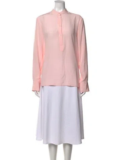 Pre-owned Stella Mccartney Long Sleeve Blouse In Pink