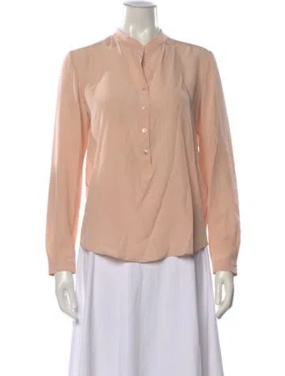 Pre-owned Stella Mccartney Long Sleeve Blouse In Pink