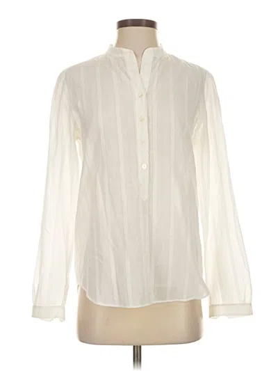 Pre-owned Stella Mccartney Long Sleeve Blouse In White