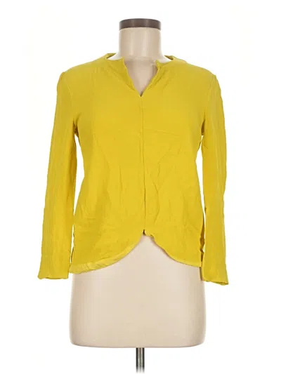 Pre-owned Stella Mccartney Long Sleeve Blouse In Yellow