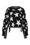 Stella Mccartney Starry Crew-neck Cropped Sweater