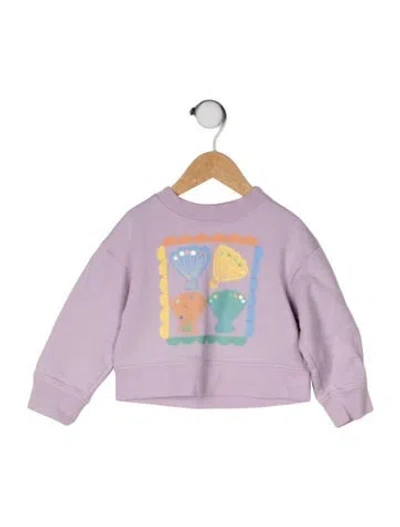 Pre-owned Stella Mccartney Babies'  Long Sleeve Crewneck In Purple