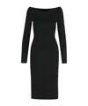 Stella Mccartney Fitted Off-the-shoulder Midi Dress