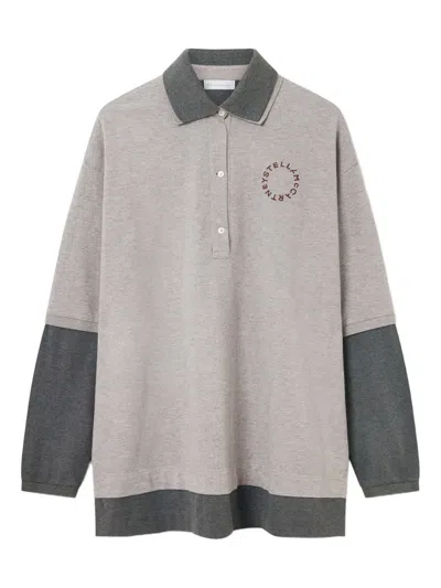 STELLA MCCARTNEY LONG-SLEEVE POLO TOP
