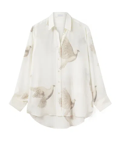Stella Mccartney Long Sleeve Shirt In White