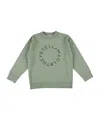 Stella Mccartney Logo Graphic Crewneck Sweatshirt In Green
