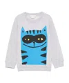 Stella Mccartney Cat Graphic Sweatshirt In White
