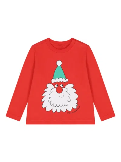 Stella Mccartney Babies' Long-sleeve Top In Red