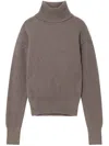 Stella Mccartney Long-sleeve Turtleneck Jumper In Brown