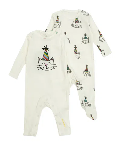 Stella Mccartney Long-sleeved Bodysuit Two-piece In White