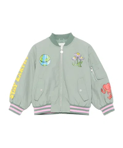 Stella Mccartney Long-sleeved Casual Jacket In Gray