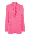 Stella Mccartney Long-sleeved Casual Jacket In Pink