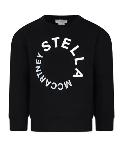 Stella Mccartney Long-sleeved Hoodie In Black