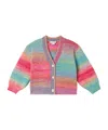 Stella Mccartney Rainbow Stripe Cardigan In Multi