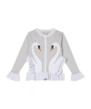 Stella Mccartney Long-sleeved Knitted Cardigan In White