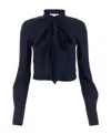 Stella Mccartney Long-sleeved Shirt In Black