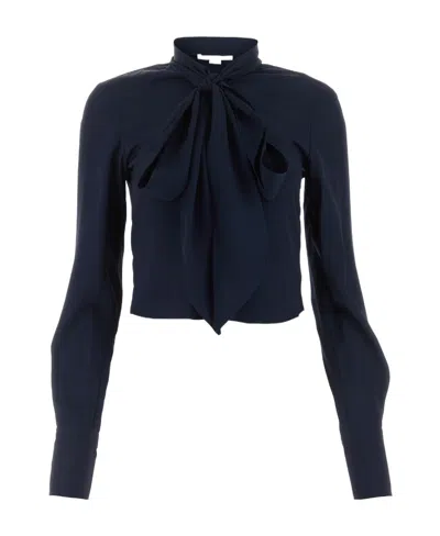 Stella Mccartney Long-sleeved Shirt In Black