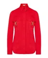 Stella Mccartney Long-sleeved Shirt In Red