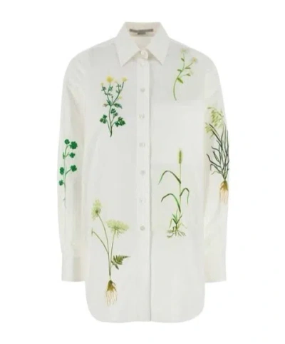 Stella Mccartney Long-sleeved Shirt In White