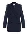 Stella Mccartney Buttoned Double-breasted Jacket In Blue