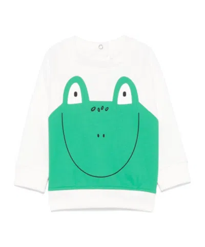 Stella Mccartney Long-sleeved Sweater In White