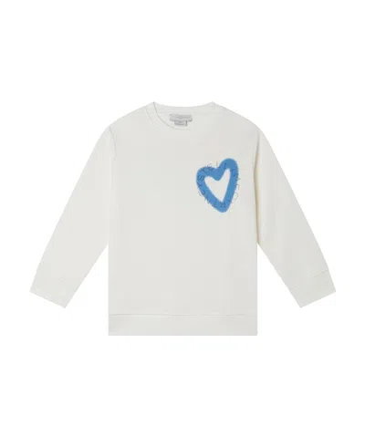 Stella Mccartney Kids' Long-sleeved Sweater In White