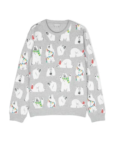 Stella Mccartney Long-sleeved Sweater In White