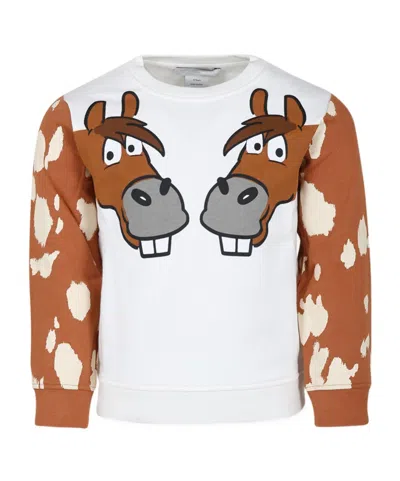 Stella Mccartney Long-sleeved Sweater In White