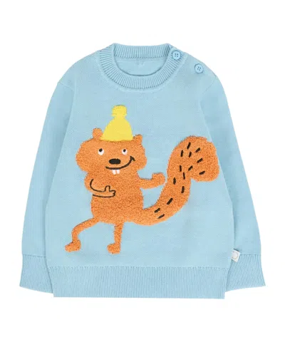 Stella Mccartney Long-sleeved Sweatshirt In Blue