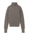 Stella Mccartney Long-sleeve Turtleneck Jumper In Gray