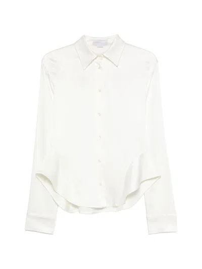 Stella Mccartney Longl-sleeved Shirt In White