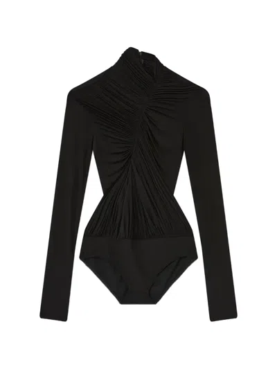 Stella Mccartney Long-sleeve Bodysuit In Black
