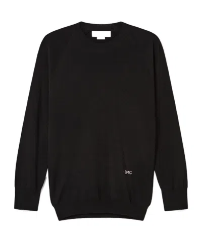 Stella Mccartney Long-sleeve Compact Knit Top In Black