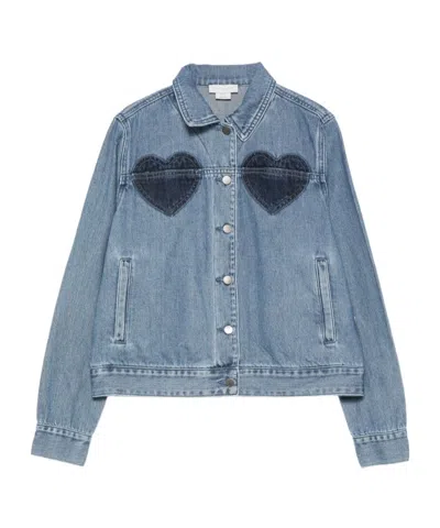 Stella Mccartney Long-sleeve Denim Jacket In Blue