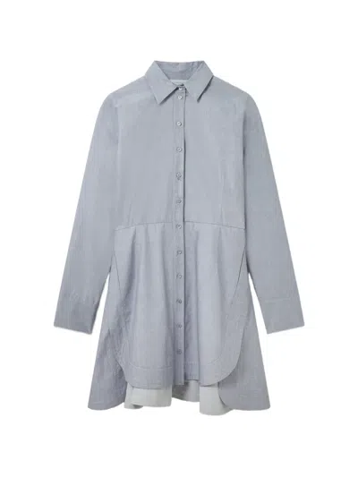 Stella Mccartney Long-sleeve Mini Dress In Blue