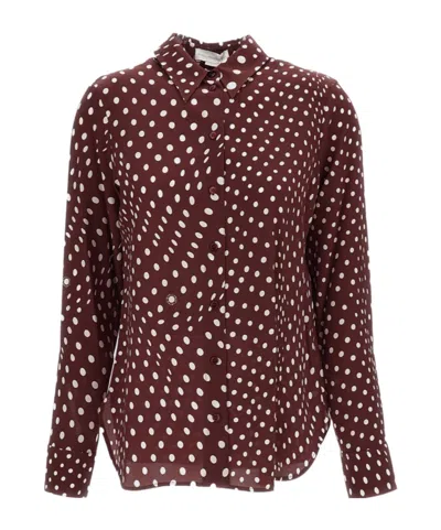 Stella Mccartney Long-sleeved Shirt In Brown